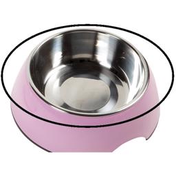 Extra skål i rostfritt stål för din kungliga hundmat och vattenskål
